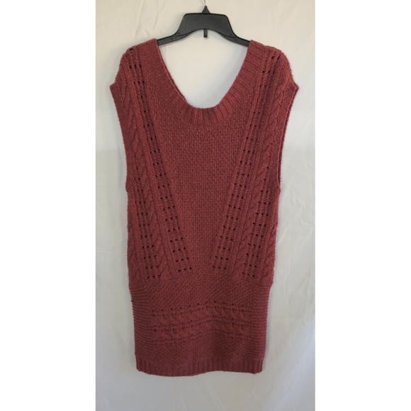 free people cable knit sweater dress